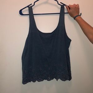 Denim color tank